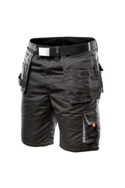 NEO Tools Pantaloni scurți de lucru, curea detașabilă și buzunare, M/50