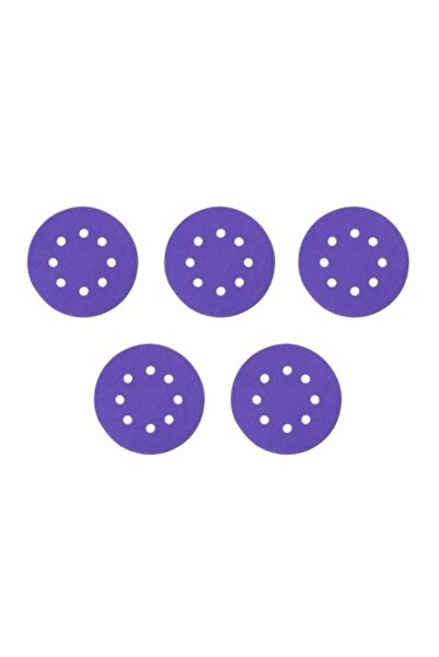 dedra Set de 5 discuri abrazive ceramice perforate pentru șlefuire, 125mm, gr...