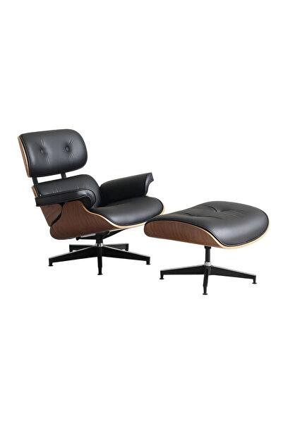 Topscaune AVALON Accent Lounge Chair & Ottoman – Fotoliu Premium cu Taburet, ...