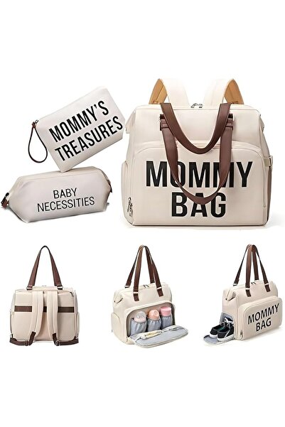 HOMODOSKEY Mommy Bag, Diaper Bag Backpack & Tote with 14 Pockets for 2 Kids, ...