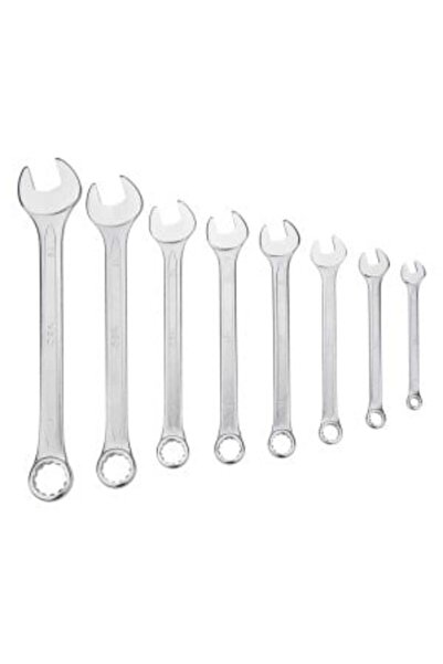 NEO Tools Set de chei fixe inelare combinate 6-19 mm, 8 bucăți