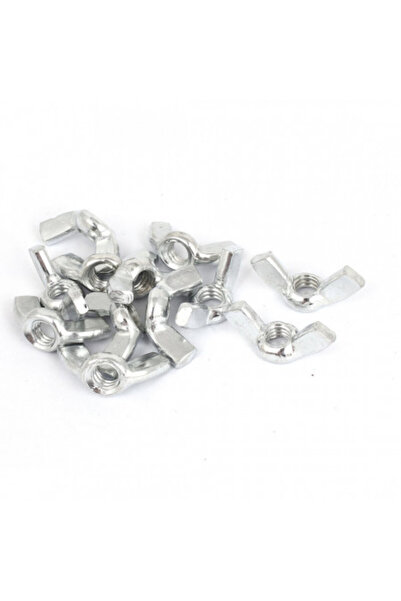 FF Group Set de 500 de piulițe fluture galvanizate, 6mm, F.F. GRUPĂ
