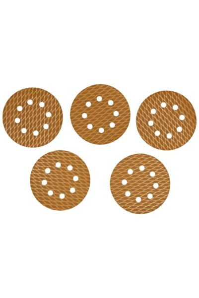 dedra Set de 5 discuri abrazive, anti-înfundare, 125mm, cu prindere velcro, g...