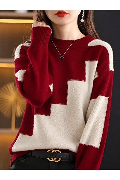 Şeker Portakalım Women's Long Sleeve Crew Neck Knitwear Blouse