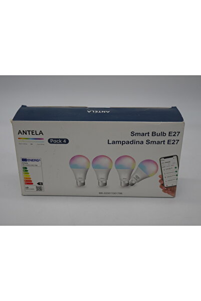 ANTELA Set 4 becuri Smart Bulb E27