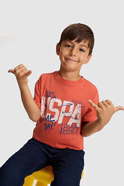 U.S. Polo Assn. Boy's Tile T-Shirt 50327017-Vr031