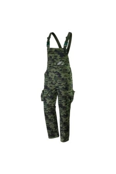 NEO Tools Pantaloni de lucru CAMO cu bretele, mărimea XL