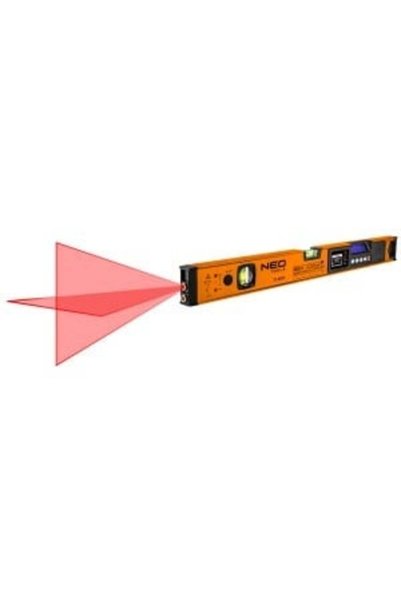 NEO Tools Nivelă laser de construcții, cu laser, 1.5V, lungime 60 cm, rază de...