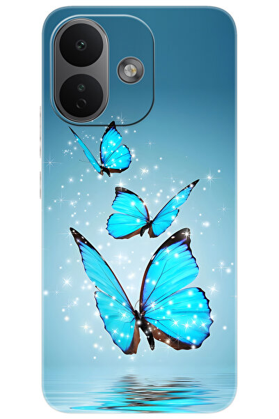 Ceppare Xiaomi Redmi Note 17 PRO 5G Uyumlu Kılıf Desen Baskılı Silikon Mavi K...