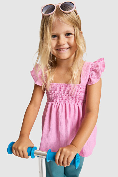 U.S. Polo Assn. Girl's Pink T-Shirt 50325663-Vr041