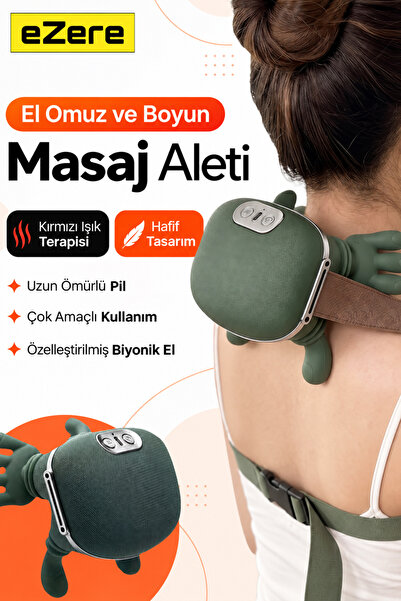 EZERE Massage RelaxBuddy Pro Isıtmalı Boyun ve Omuz Masaj Aleti