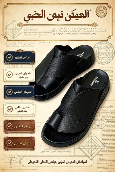 Saudi Step Slipper Shoes Perfect Gift |   Premium Leather and Metal Detailing...
