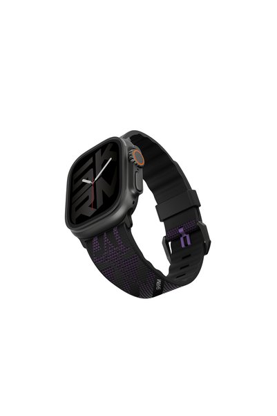 Skinarma Watch Ultra 49mm Uyumlu Phantom Serisi Silikon Kordon Mor