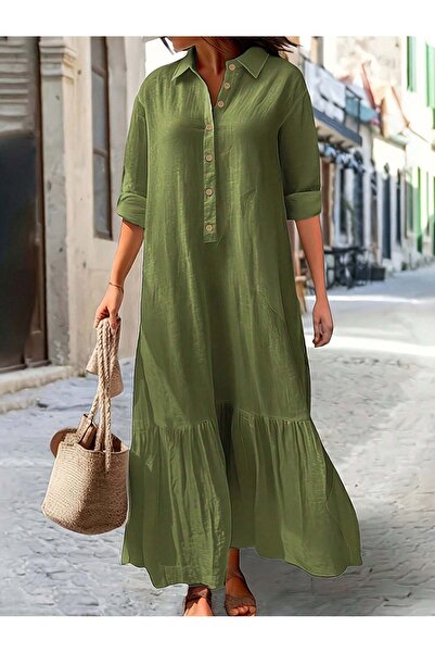 Sheya Rochie maxi, verde