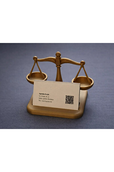DU&ER Lawyer Themed Business Card Holder – Business Card and Desktop Card Hol...