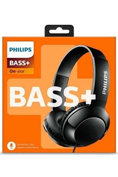 Philips Căști on-ear, SHL3075BK/00, cu fir, Microfon, BASS+, Negru