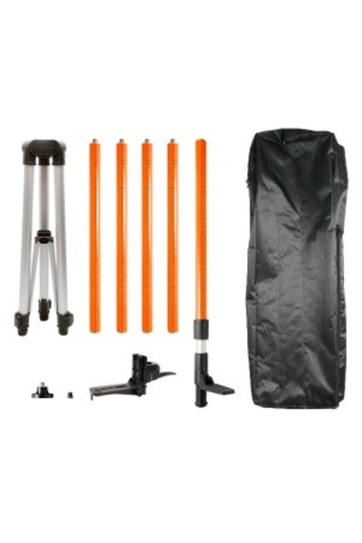 NEO Tools Tijă telescopică cu trepied pentru nivelă laser, 3,7 m