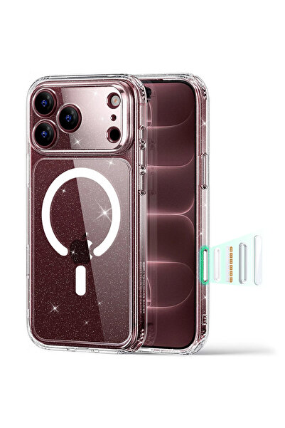 ESR Husa Telefon Classic Hybrid HaloLock, pentru iPhone 18 Pro, Clear Shimmer