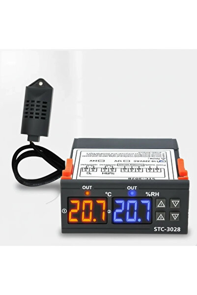 Stc-3028 Dijital Sıcaklık Nem Ölçer 110-220v 10a Termostat