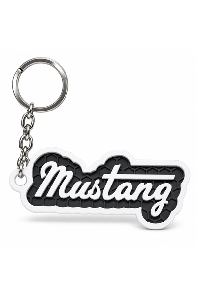 Autohelix MSA Breloc auto Ford Mustang cu inscripție, cu lanț și inel