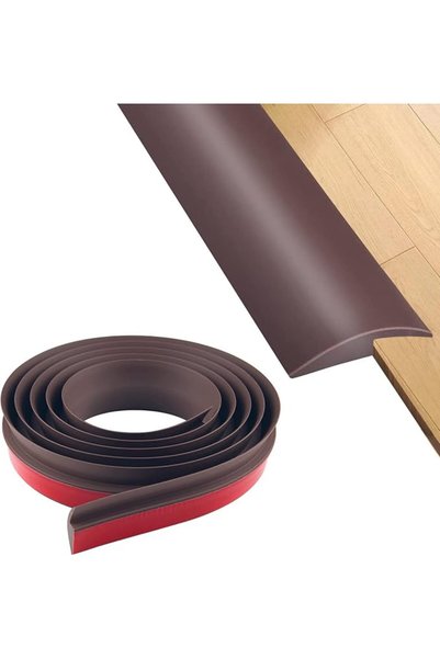 GENERAL LLZHYA Floor Rubber Transition Strip Self Adhesive Carpet to Tile Tra...