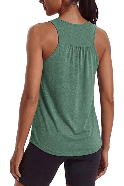 GENERAL PINSPARK Workout Tank Tops Woman Yoga Shirt Racerback Loose Athletic ...