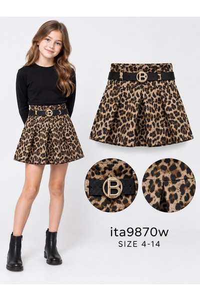 SETTY KOOP Girls’ Polka-Dot Skirt