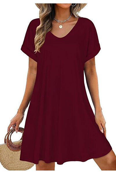 GENERAL elescat Summer Dresses for Women Casual Sleeveless Tshirt Beach Flowy...