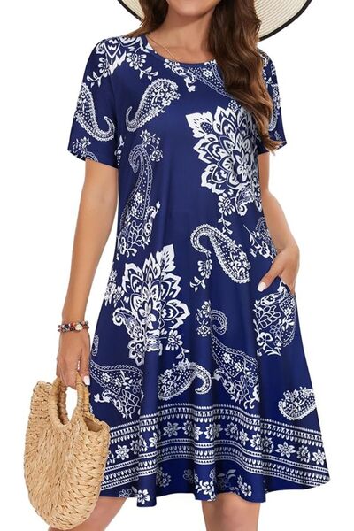 GENERAL elescat Summer Dresses for Women Casual Sleeveless Tshirt Beach Flowy...