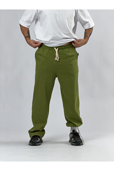 COCOPELLI Regular Khaki Men's Jogger Pants with Adjustable Legs Coc3565