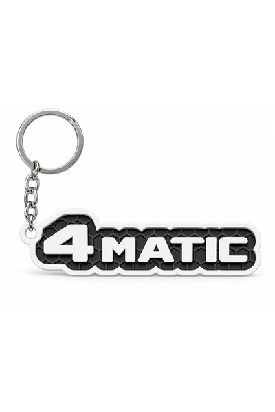 Autohelix MSA Breloc auto Mercedes 4MATIC cu lanț și inel