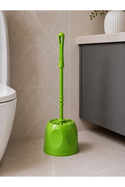 GENERAL Toilet Cleaning Brush with Strong Bristles and Long Handle with Stora...