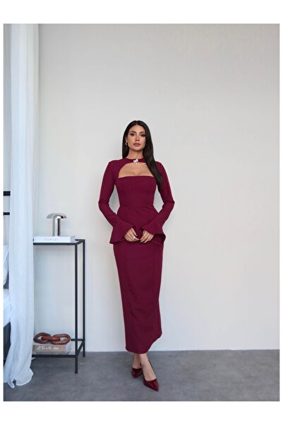ESRAHELVACI Collar Brooch Spanish Sleeve Dress
