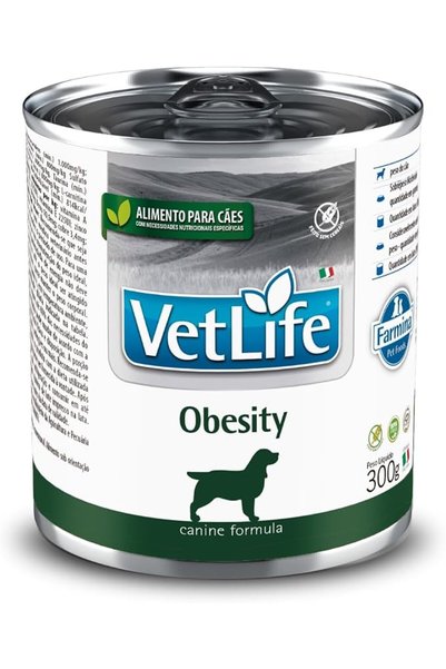 VETAolive طعام طبيعي للكلاب من فارمينا DOG VET LIFE لعلاج السمنة 300 جرام