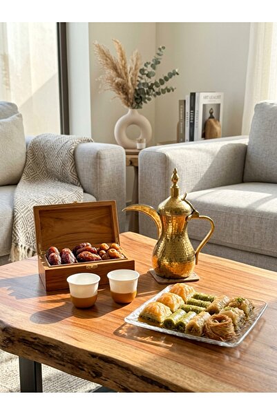 Generic طقم فناجين قهوة أنيق من السيراميك بلون أبيض وبرتقالي – 12 قطعة