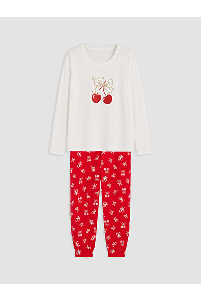 LC Waikiki Alita City with a Difference, Lcw Dream Red Combed Cotton Printed ...
