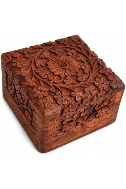 Ajuny Treasure Chest Large Decorative And Storage Box Multipurpose Use As Jew...