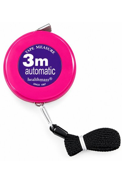 FR. KNIVES Healthmass 300 CM Askılı Otomatik Mezura - Pembe Mor Çift Renk - G...