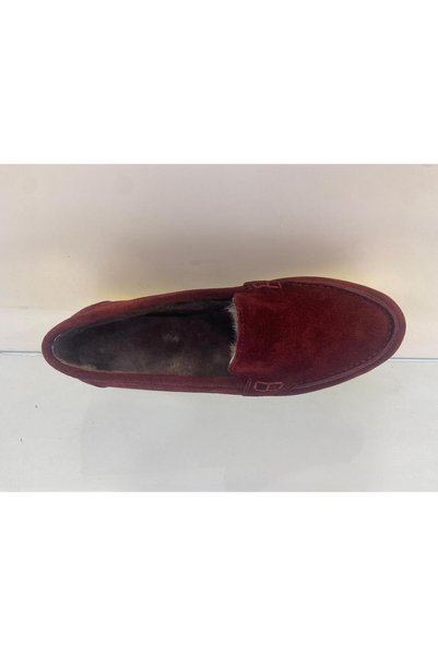 MARCO ROCCO Genuine Leather Suede Fur Lined Loafer Casual Women's Shoes