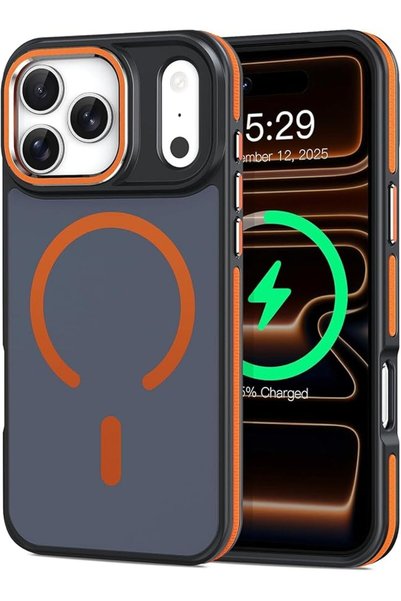 KASTWAVE غطاء حماية لآيفون 17 برو ماكس، مقاوم للصدمات ومتوافق مع MagSafe، حما...