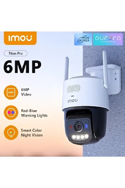Imou Titan Pro 6MP PTZ Security Camera – 3K+ Ultra HD, 340° Pan & 90° Tilt, 8...