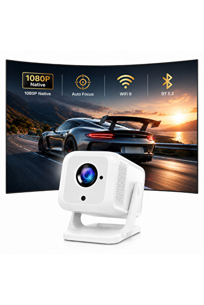 Velixo Προβολέας 1080P Full HD, WiFi 6, Bluetooth 5.2, 18000 Lumens, Υποστήρι...