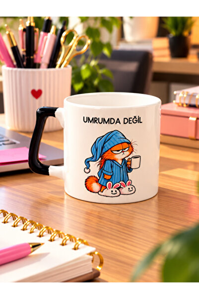 Hepsi Enteresan Bezgin Cat Mug Design, Fun Gift, Gift for a Friend, Birthday ...