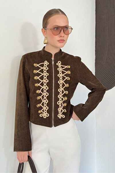Cistern İstanbul Women's Embroidery Detailed Jacket
