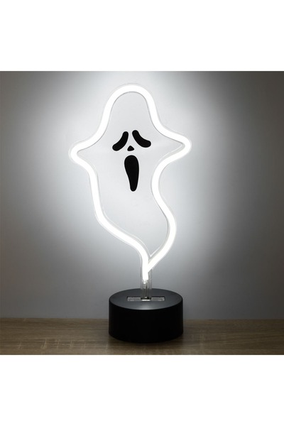 OEM Lampă LED Fantomă - Neon Alb, 13.5x8.5x28cm Decor de Halloween