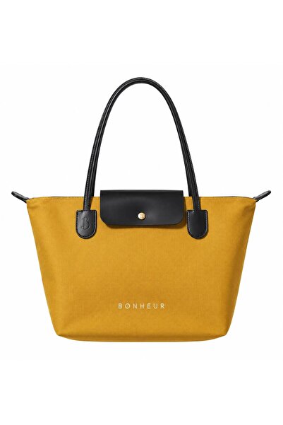 Bonheur N°7 Kanvas Çanta- Amber Yellow