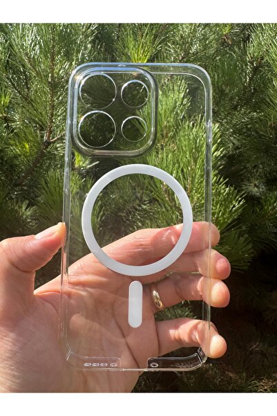 Deppo Trend Oppo Reno 16 Pro Uyumlu Kılıf İnce Sert Sararmaz Magsafe Kamera Korumalı Dayanıklı Transparan Arka Kapak