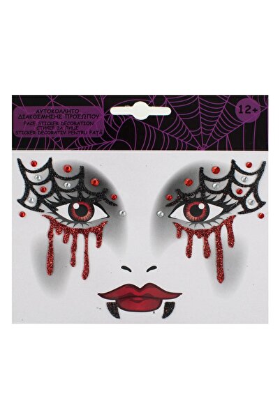OEM Autocolant cu față de vampir - Decorațiune pentru petrecerea de Halloween