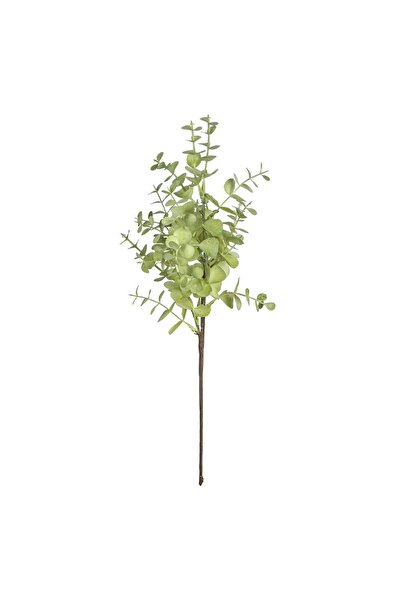 OEM Ramură decorativă artificială cu frunze verzi de 42cm