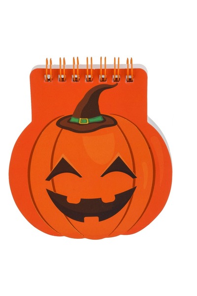 OEM Caiet spiralat cu dovleac de Halloween 10.5x11cm - 50 de foi